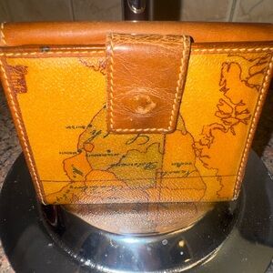 Alviero Martini Tan and Brown Wallet